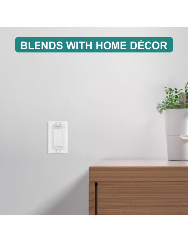 Protector de Interruptor de Luz CLYMENE Estilo Rocker Transparente 2 Pz