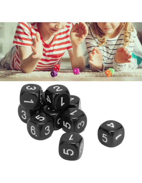 Set de Dados Numéricos 20PCS Plástico 16mm para Juegos Educativos Set de Dados Numéricos 20PCS Plástico 16mm para Juegos Educativos