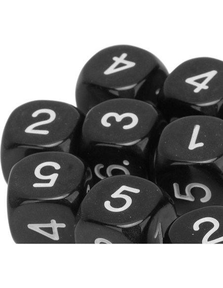 Set de Dados Numéricos 20PCS Plástico 16mm para Juegos Educativos Set de Dados Numéricos 20PCS Plástico 16mm para Juegos Educativos