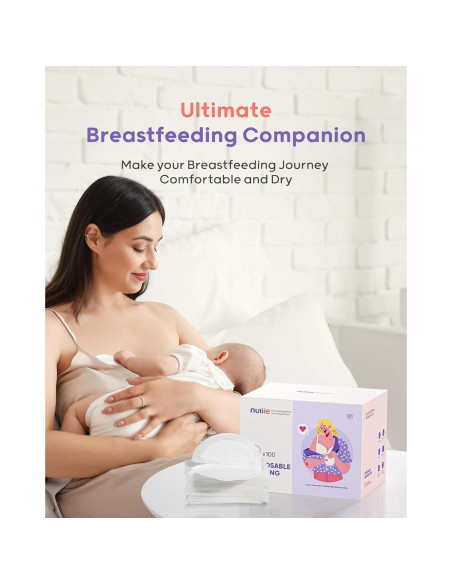Almohadillas Desechables para Lactancia Nuliie 100 Unidades Almohadillas Desechables para Lactancia Nuliie 100 Unidades