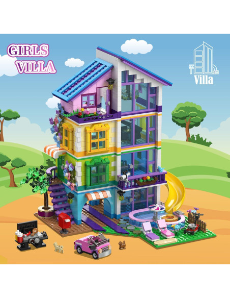 Set de Construcción Casa HOGOKIDS 1317 Piezas con Luz LED Set de Construcción Casa HOGOKIDS 1317 Piezas con Luz LED