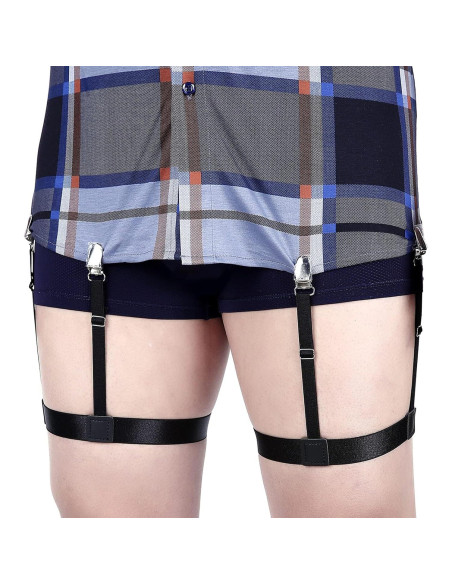 Tirantes de Camisa Ajustables Kedofe para Hombre - Antideslizantes Tirantes de Camisa Ajustables Kedofe para Hombre - Antideslizantes