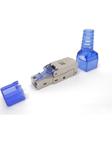 Conectores RJ45 Blindados Cat7 Davonpha - Paquete de 2