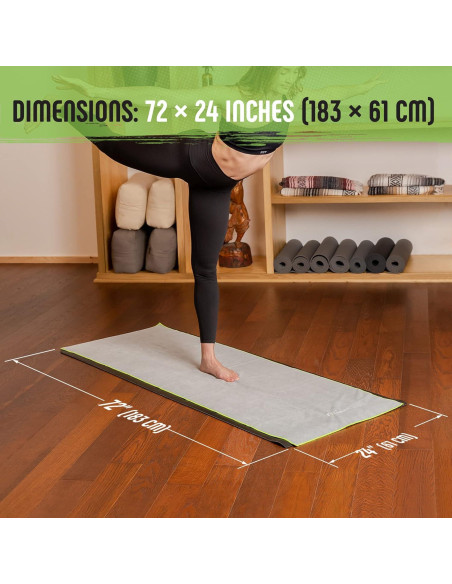 Toalla de Yoga Antideslizante Gradient Fitness 61x183 cm Toalla de Yoga Antideslizante Gradient Fitness 61x183 cm