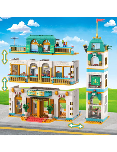 Kit de Construcción Gran Hotel Heartlake Friends 1639 Piezas