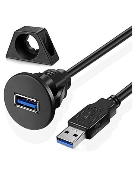 Cable de Extensión USB 3.0 URWOOW 0.91 m Macho a Hembra Cable de Extensión USB 3.0 URWOOW 0.91 m Macho a Hembra