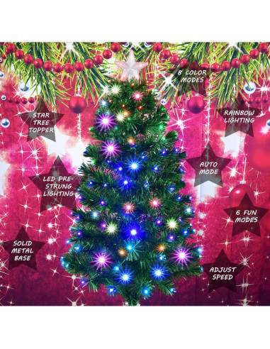 Árbol de Navidad Artificial Preiluminado Holiday Essence 1.22m
