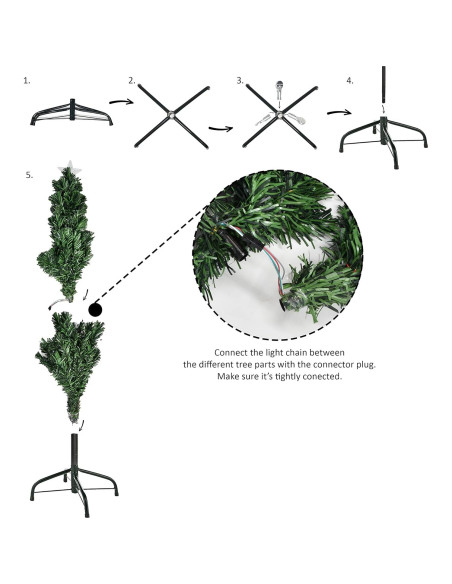 Árbol de Navidad Artificial Preiluminado Holiday Essence 1.22m Árbol de Navidad Artificial Preiluminado Holiday Essence 1.22m