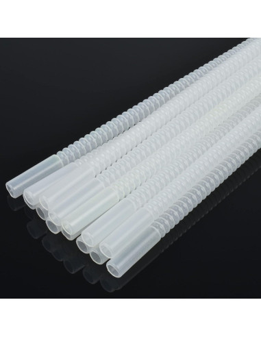 Popotes Flexibles Reutilizables Diximus 28 cm - Paquete de 14