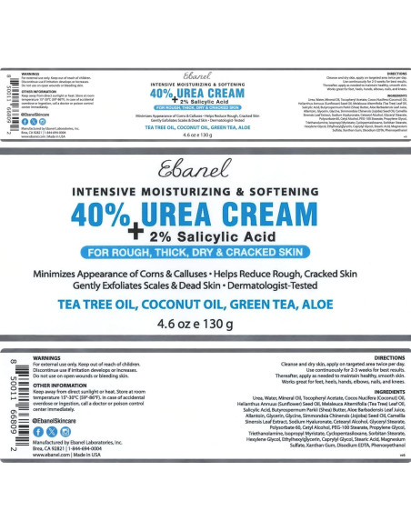 Conjunto Removedor de Callos Ebanel + Crema Urea 40% 100g Conjunto Removedor de Callos Ebanel + Crema Urea 40% 100g