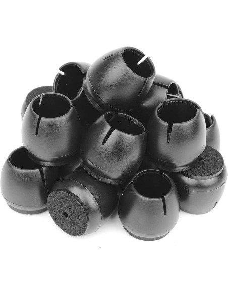 Protectores de Suelo Anwenk para Patas de Silla 25-29 mm Negro 16 Pzas Protectores de Suelo Anwenk para Patas de Silla 25-29 mm Negro 16 Pzas