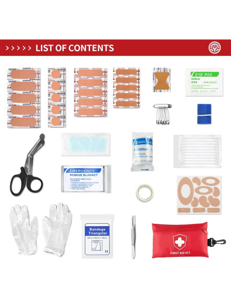 Kit de Emergencia para Automóvil Kitgo 137 Piezas Negro Kit de Emergencia para Automóvil Kitgo 137 Piezas Negro