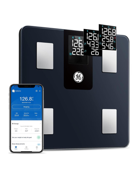 Báscula Inteligente GE Fit Plus con Bluetooth y Pantalla LCD Báscula Inteligente GE Fit Plus con Bluetooth y Pantalla LCD