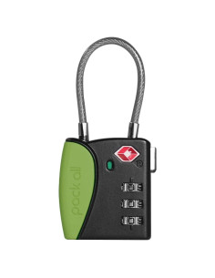 Candado de Equipaje Pack All Aprobado por TSA 3 Dígitos Verde