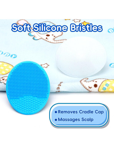 Kit de Cepillos para Costra Láctea YESYBC - 5 Piezas Azul