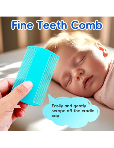 Kit de Cepillos para Costra Láctea YESYBC - 5 Piezas Azul