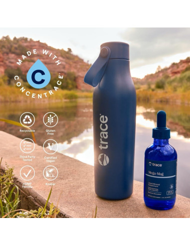 Trace Minerals Mega-Mag - Suplemento Líquido de Magnesio 120 ml