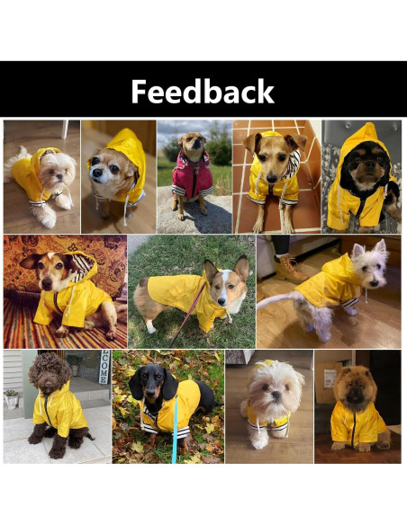 Impermeable para perros Morezi negro XS - Chaqueta de lluvia Impermeable para perros Morezi negro XS - Chaqueta de lluvia