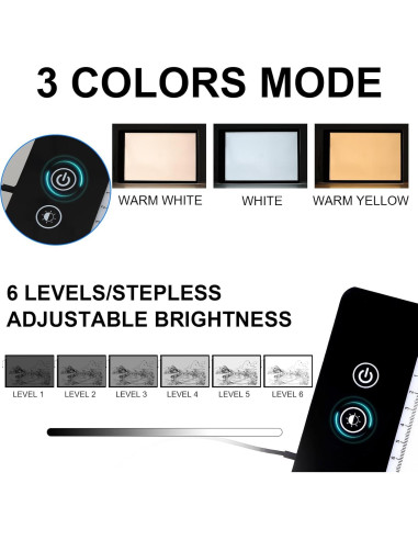 Caja de Luz LED Recargable KOBAIBAN A1 90x60 cm para Dibujo