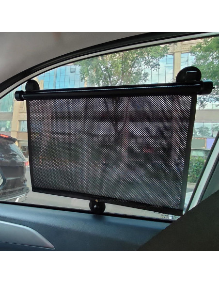 Cortinas de Sol Enrollables Vrasly para Ventanas de Auto 45.72x50.8cm Cortinas de Sol Enrollables Vrasly para Ventanas de Auto 45.72x50.8cm