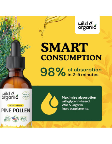Tintura de Polen de Pino Silvestre y Orgánico 59 ml - Vegano