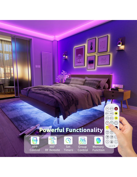Tira LED COB RGB PAUTIX 1.5m USB 5V con Control Bluetooth Tira LED COB RGB PAUTIX 1.5m USB 5V con Control Bluetooth
