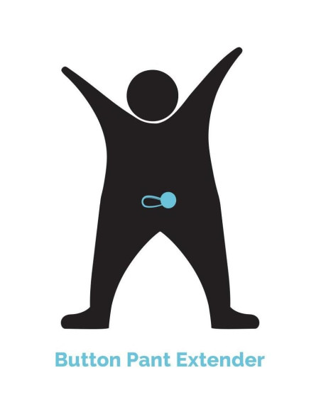 Extensor de Botón de Pantalón Flexible Más de Mí - Azul Extensor de Botón de Pantalón Flexible Más de Mí - Azul