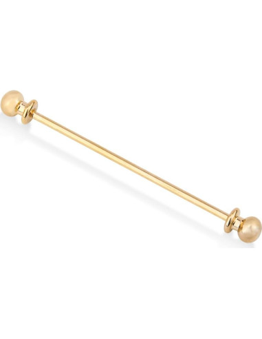 Clip de Corbata wynameleri Set 3 Piezas Dorado 60mm
