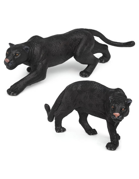 Set de 2 Figuras de Pantera Negra PVC WONWONTOYS 13.4x8.5 cm Set de 2 Figuras de Pantera Negra PVC WONWONTOYS 13.4x8.5 cm