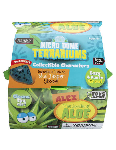 Kit de Terrario Alex El Aloe Calmante Toys By Nature - Cultiva tu Planta Mascota Kit de Terrario Alex El Aloe Calmante Toys By Nature - Cultiva tu Planta Mascota