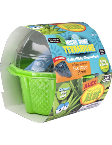 Kit de Terrario Alex El Aloe Calmante Toys By Nature - Cultiva tu Planta Mascota