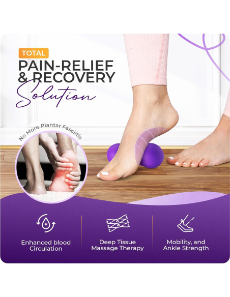 Rodillo de Masaje GROUND FORCE para Fascitis Plantar 10cm