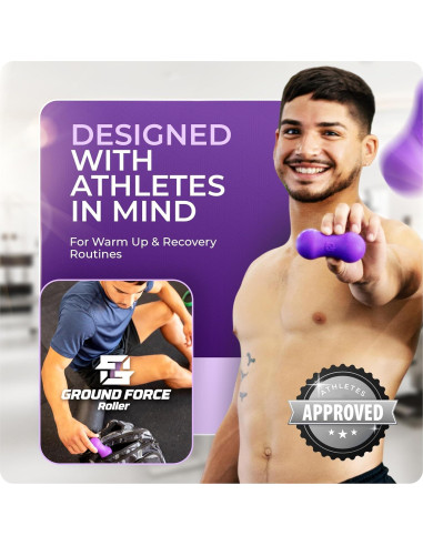 Rodillo de Masaje GROUND FORCE para Fascitis Plantar 10cm