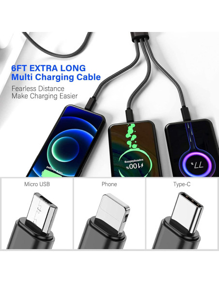 Cargador 3-en-1 USB YCWZZH para Apple TV, iPad, AirPods Cargador 3-en-1 USB YCWZZH para Apple TV, iPad, AirPods