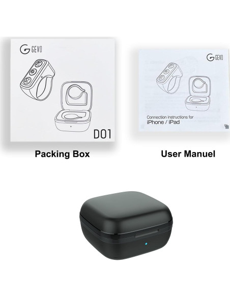 Control Remoto Bluetooth GEVO para iPhone y Android - Negro Control Remoto Bluetooth GEVO para iPhone y Android - Negro