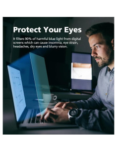 Paquete de 2 Protectores de Pantalla 13.3" DIACUBE Anti-Luz Azul 2