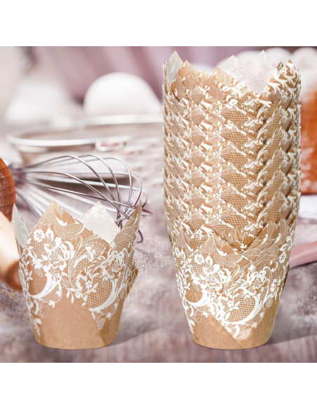 200 Forros de Cupcake Tulipán Nuenen - Papel Resistente a Grasas 200 Forros de Cupcake Tulipán Nuenen - Papel Resistente a Grasas