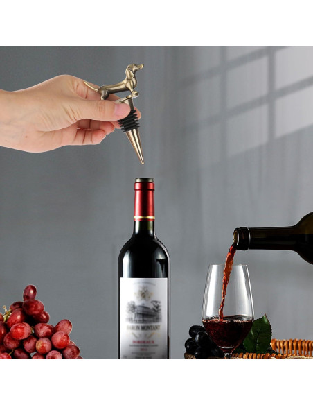 Tapon de Vino Dachshund LKKCHER, Regalo Original para Amantes de Perros Tapon de Vino Dachshund LKKCHER, Regalo Original para Amantes de Perros