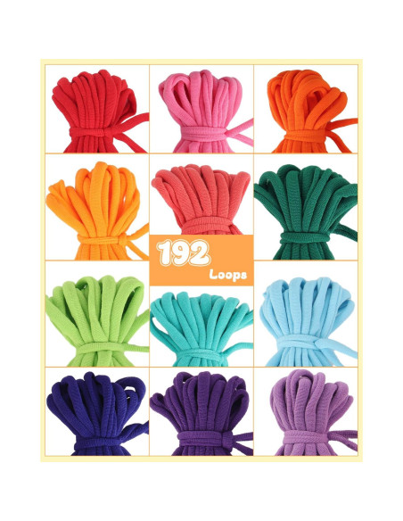 Kit de Telar de Madera Coopay para Posavasos - 192 Bucles Kit de Telar de Madera Coopay para Posavasos - 192 Bucles