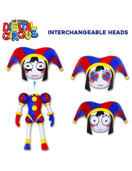 Figura de Acción Pomni Just Toys 15.24 cm Articulada Figura de Acción Pomni Just Toys 15.24 cm Articulada