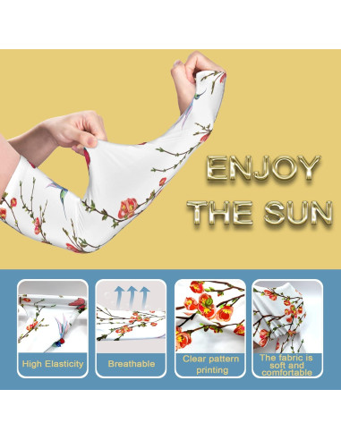 Mangas de Jardinería Flor de Pájaro - Protección Solar y Espinas