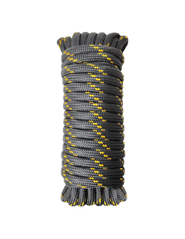 Cuerda Trenzada de Polipropileno GIAHAND 1.27 cm 30.48 m Negra