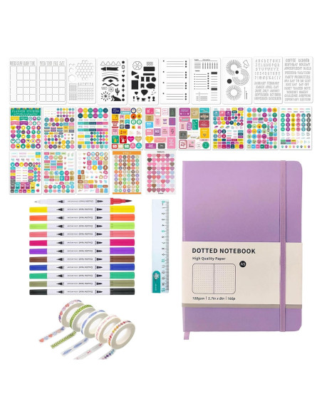 Kit de Diario A5 Thisness con 160 Páginas y Accesorios Kit de Diario A5 Thisness con 160 Páginas y Accesorios