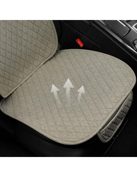 Funda de Asiento de Coche DECKALY Lino Beige Universal Funda de Asiento de Coche DECKALY Lino Beige Universal
