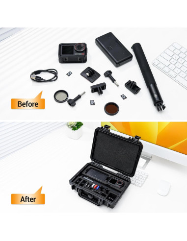 Estuche Impermeable KIWIFOTOS para DJI Osmo Action 5 Pro/4/3