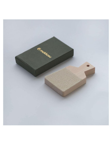 Rallador Japonés para Wasabi Mokkosu - Pequeño, Madera Natural