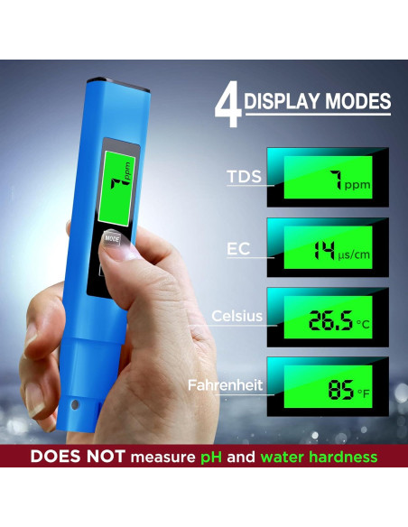 Medidor TDS Digital MEXYBE 2025 4 en 1 - Preciso y Confiable Medidor TDS Digital MEXYBE 2025 4 en 1 - Preciso y Confiable