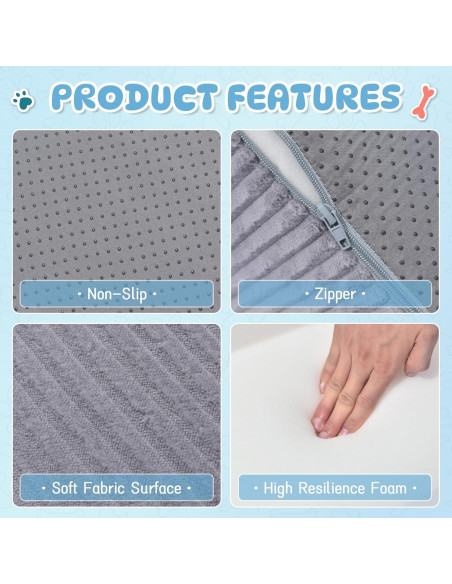 Escalones para Perros Yiruka 2 Escalones Antideslizantes 30 cm Escalones para Perros Yiruka 2 Escalones Antideslizantes 30 cm