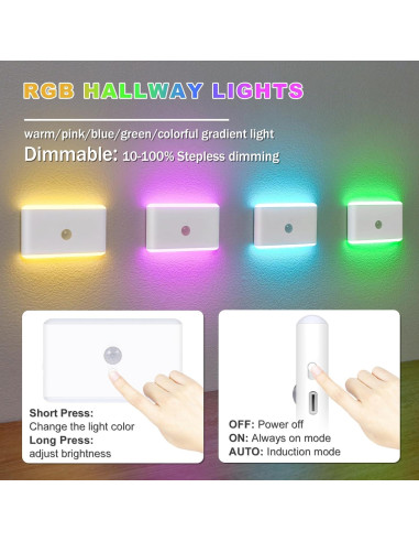 Luz Nocturna LED VEEKI con Sensor de Movimiento 2PC