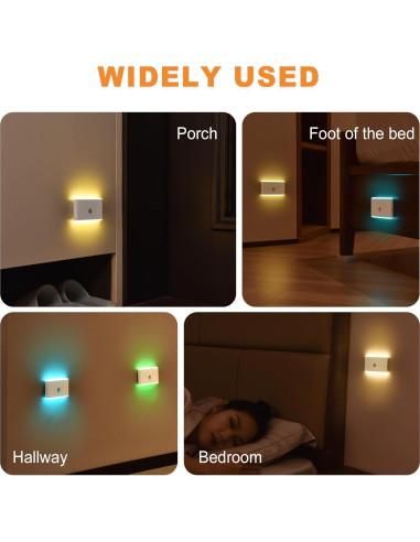 Luz Nocturna LED VEEKI con Sensor de Movimiento 2PC
